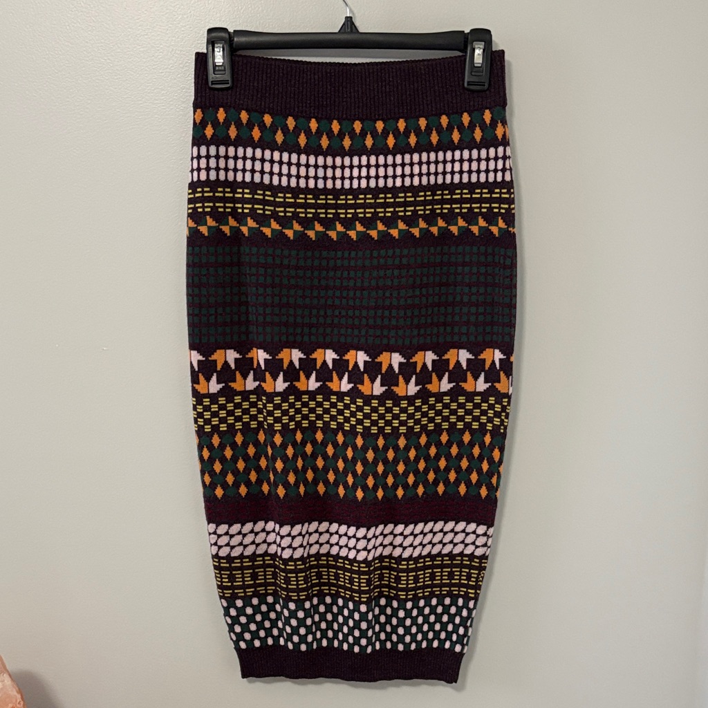 Windsor Multicolor Knit Pencil Skirt